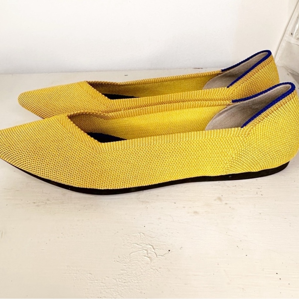 #761 Rothy’s Pointed Flats says size 10 but fit like a 8 they are mismarked. - Picture 6 of 12